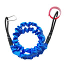 Heavy Duty Elastic Coiled Kayak Canoe SUP Paddle Leash Tie Rope Bungee Boat Fishing Rod Safety Lanyard Tether Cord for Sit on Top