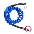 Heavy Duty Elastic Coiled Kayak Canoe SUP Paddle Leash Tie Rope Bungee Boat Fishing Rod Safety Lanyard Tether Cord for Sit on Top