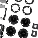Classic 6.5inch 2 Wheel Self Balancing Scooter Replacement Kit Rubber Foot Pad Board Parts Black
