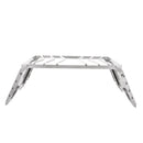 Foldable Durable Steel BBQ Grill Stand Camping Picnic Outdoor Travel Fishing Backpacking with Windshield