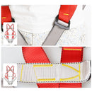 Full Body Harness Safety Belt Caving Protective Gear for Outdoor Rock Climbing Mountaineering Fire Rescue