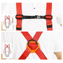 Full Body Harness Safety Belt Caving Protective Gear for Outdoor Rock Climbing Mountaineering Fire Rescue