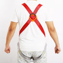 Full Body Harness Safety Belt Caving Protective Gear for Outdoor Rock Climbing Mountaineering Fire Rescue