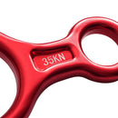 New Rock Climbing Sit Harness + 35KN Figure 8 Belay Device + 25KN Carabiner