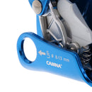 Rock Climbing Ascender for Right Hand Blue with Auto Lock Carabiner