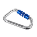 25KN/ 5500lbs D Ring Twist Auto Locking Aluminum Alloy Carabiner Clip Hook Rock Climbing Rope Access Rescue Caving