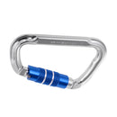 25KN/ 5500lbs D Ring Twist Auto Locking Aluminum Alloy Carabiner Clip Hook Rock Climbing Rope Access Rescue Caving