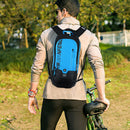 Magicdeal Comfortable Wear Hiking Camping Cycling Outdoor Cycling Travel Waterproof Backpack Bag Blue