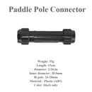 1 Pair Nylon 15cm SUP Kayak Paddle Connectors Screw Joint Part for Marine Boat Canoe Dinghy Oars