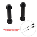 1 Pair Nylon 15cm SUP Kayak Paddle Connectors Screw Joint Part for Marine Boat Canoe Dinghy Oars
