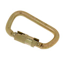 45KN Auto Locking Galvanized Alloy Steel D Ring Carabiner Outdoor Rock Climbing Caving Rappelling Rescue Mountaineering Gear Hook