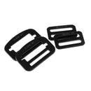 2 Pairs Alloy Steel Fastener Locking Clip for Rock Climbing Harnesss Black