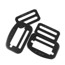 2 Pairs Alloy Steel Fastener Locking Clip for Rock Climbing Harnesss Black