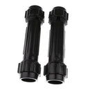 2 Pieces Screwed Joints for Kayak Canoe Inflatable Boat Paddles Black