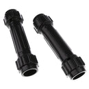 2 Pieces Screwed Joints for Kayak Canoe Inflatable Boat Paddles Black