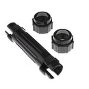 2 Pieces Screwed Joints for Kayak Canoe Inflatable Boat Paddles Black