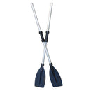 2 Pair 126cm Aluminum Detachable Afloat Oars Paddles for Inflatable Boat Kayak