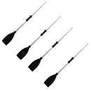 2 Pair 126cm Aluminum Detachable Afloat Oars Paddles for Inflatable Boat Kayak