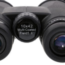 10x42 Compact Binoculars for Bird Watching Football Safari Sightseeing Climbing Hiking Traveling Sport with Carrying Case Strap Clean Cloth