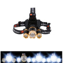 New 1800 Lumen 3x T6 LED 4 Modes Headlamp Night Fishing Hunting Running Cycling Camping Hiking Travel Outdoor Headlight Torch Work Light