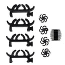 9 Pieces Bow Dampener Kit Archery Accessories for Compound Bows
