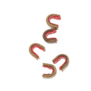 5 Pieces Archery String Buckle Clips Nock Sets Brass Nocking Point Bow Strings Protector for Outdoor Hunting Shooting