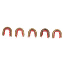 5 Pieces Archery String Buckle Clips Nock Sets Brass Nocking Point Bow Strings Protector for Outdoor Hunting Shooting