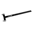 30 x 10 cm Black Archery Aluminum Alloy Bow Square-T Tuning Tool for Recurve & Compound Bow Longbow