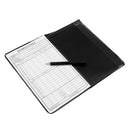 PU Golf Scorecard Holder with Scorecard and Pencil Score Notebook Tracking Score Booklet Golf Stats