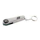 6 in 1 Stainless Steel Multi Golf Divot/Cleat/Cleaner/Marker Tool with Key Ring Golf Accessory