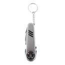 6 in 1 Stainless Steel Multi Golf Divot/Cleat/Cleaner/Marker Tool with Key Ring Golf Accessory