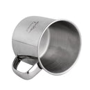 Portable 250ml Stainless Steel Outdoor Camping Office Cup Coffee Tea Milk Water Travel Mug & Handle