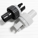 2Pcs Nylon Inflatable Boat Kayak Foot Air Pump Hose Valve Adapter Rowing Accessories Black