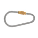 1.85 x 0.9inch Strong Ultra-light Titanium Alloy Screw Lock Carabiner Clip Keychain Outdoor Camping Quick Hook