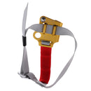 Gold Left Foot Ascender Riser Rock Climbing Mountaineering Caving Equipment Gear for 8-13mm Rope