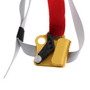 Gold Left Foot Ascender Riser Rock Climbing Mountaineering Caving Equipment Gear for 8-13mm Rope