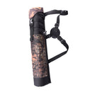 3 Point Fixed Back Arrow Quiver Archery Bow Holder Belt Bag For Hunter Outdoor Hunting and Shooting Camouflage