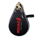 Lightweight Table Tennis Ping Pong Short Handle Penhold Grip Racket Paddle Bat with Case Bag