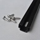 Durable Long 23.6 inch Aluminum Kayak Rail Tackle Mount Marine Canoe Boat Fishing Rod Holder Gear Tool Kit