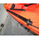 Durable Long 23.6 inch Aluminum Kayak Rail Tackle Mount Marine Canoe Boat Fishing Rod Holder Gear Tool Kit