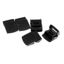 5 Piece Black Plastic Replacement Buckles Molle Belt Ending Clip Connect Buckle for 25mm Webbing Strap