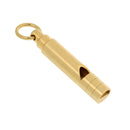 Mini Pocket High Brass Safety Emergency Survival Whistle Key Chain for Outdoor Camping Hiking