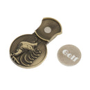 Copper Golf Ball Markers Magnetic with Hat Clip Set Zodiac Chicken Style Golfer Gift Accessory