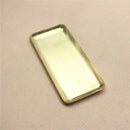 Vintage Solid Brass Rectangle Serving Tray / Plate / Platter for Jewelry Makeup Accessory