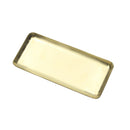 Vintage Solid Brass Rectangle Serving Tray / Plate / Platter for Jewelry Makeup Accessory