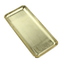 Vintage Solid Brass Rectangle Serving Tray / Plate / Platter for Jewelry Makeup Accessory