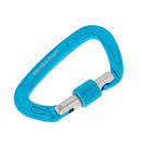 24KN Outdoor D-Shape Rock Climbing Screw Locking Carabiner Rappelling Mountaineering Hiking
