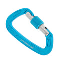 24KN Outdoor D-Shape Rock Climbing Screw Locking Carabiner Rappelling Mountaineering Hiking