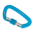 24KN Outdoor D-Shape Rock Climbing Screw Locking Carabiner Rappelling Mountaineering Hiking