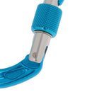 24KN Outdoor D-Shape Rock Climbing Screw Locking Carabiner Rappelling Mountaineering Hiking